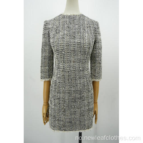 Ladies Half Sleeve Business Woven Dress